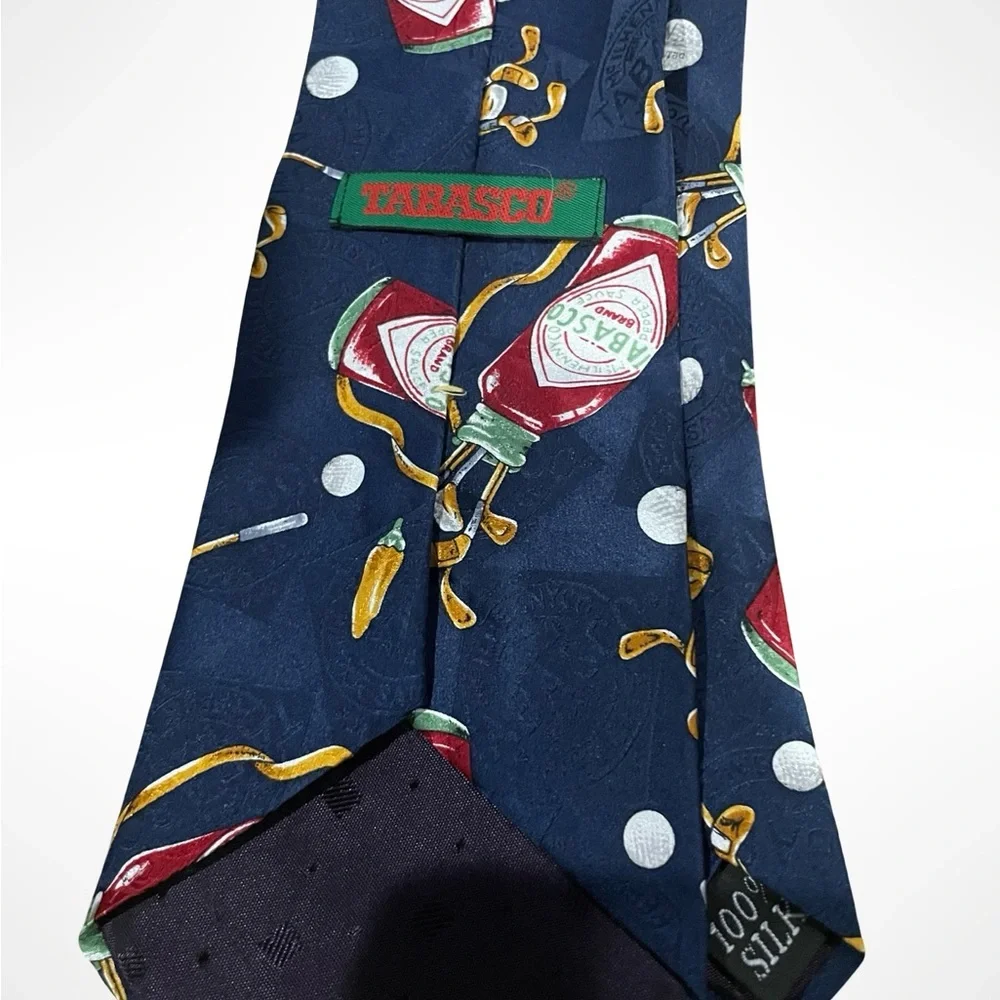 Tabasco Golf Themed Tie 100% silk‎